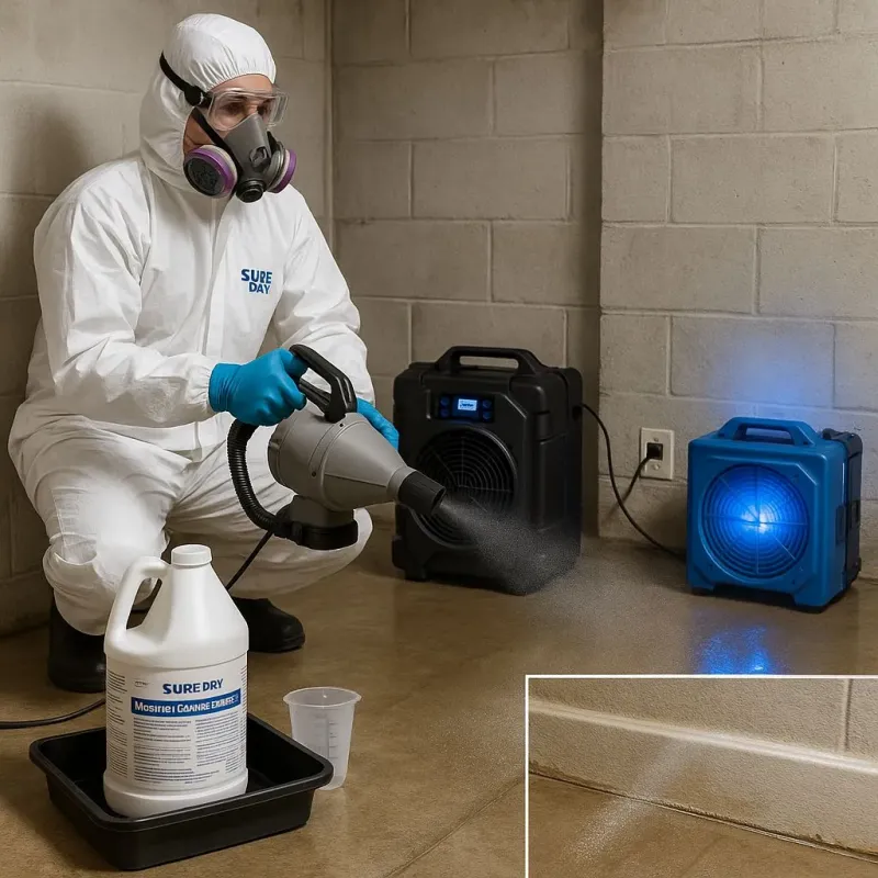Sanitization and Odor Removal process in Johnstown, PA
